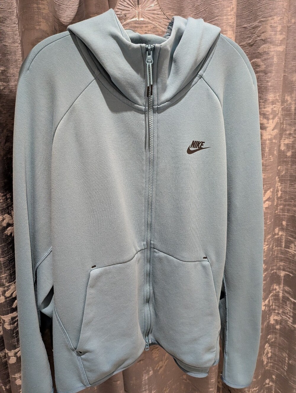 Nike Tech Fleece Full Zip Hoodie Cerulean Blue OG Windrunner Rare 928483-424 XL - Picture 2 of 6